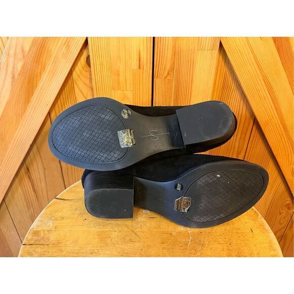 Jessica Simpson Womens Size 8M Black Suede Ankle Boots - Picture 6 of 7